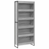Book Cabinet 2 pcs Grey Sonoma 80 x 30 x 189.5 cm 3403013