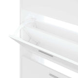 Shoe Cabinet White 63x24x103 cm Engineered Wood 342550