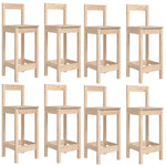 9 Piece Garden Bar Set Solid Wood Pine 3154770