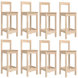 9 Piece Garden Bar Set Solid Wood Pine 3154770