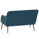 Bench Blue 110x76x80 cm Velvet 351473