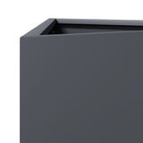 Garden Planter Anthracite Triangular 40x34.5x75 cm Steel 851161