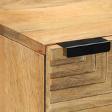 Highboard Brown 40x33x110 cm Solid Wood Mango 4017749