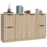 Sideboards 3 pcs Sonoma Oak Engineered Wood 3115846