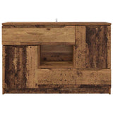 Sideboard with Drawer Old Wood 100 x 30 x 65.6 Engineered Wood 888795