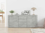 Sideboard Concrete Grey 120 x 36 x 69 cm Engineered Wood 3333859