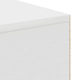 Desk with Shelf White 102 x 50 x 75 cm Engineered Wood 869538