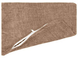 Cushion Cover 12 pcs HEERLEN Brown 40 x 40 cm Chenille Fabric 908517