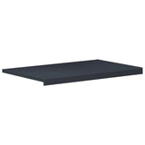 Window Sill Anthracite with wood grain 100 x 50 x 4.5 cm PVC 42046988