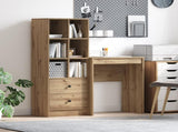 Desk with Drawer with Shelf with Storage 2 pcs Artisan Oak 3337304