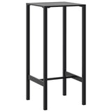 Bar Table Black 50x50x110 cm Powder-coated Steel 4009267