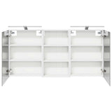 Bathroom Cabinet Set 3 pcs 140 x 14.5 x 70 cm Engineered wood 3403784