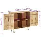 Sideboard 80x30x75 cm Solid Wood Mango 246155