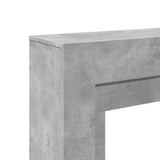 Fireplace Surround Concrete Grey 100x30x87.5 cm Engineered Wood 854565