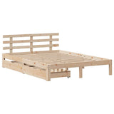Bed Frame with Drawers without Mattress 150x200 cm King Size 3302012
