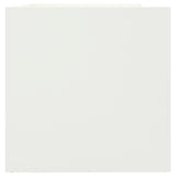 Planter White 62x47x46 cm Steel 841602