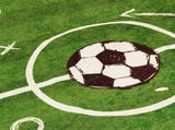 Kids' Rug Green 160x230 cm Football Field Washable 136621