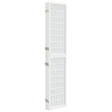 Folding 4-Panel Room Divider Japanese Style 160x170 cm White 352088