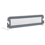 Toddler Safety Bed Rail Grey 150x42 cm Polyester 10167