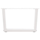 Coffee Table Legs V-Shape 2 pcs White 50x cm Steel 4012609