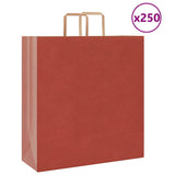 Paper Bags 250 pcs with Handles Red 45x17x48 cm 4101989