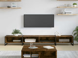 TV Cabinet Smoke Oak 170.5 x 36 x 30.5 cm Engineered Wood 886518