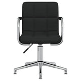 Swivel Office Chair Black Fabric 334735