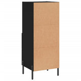Sideboard Black 34.5x34x90 cm Engineered Wood 828677