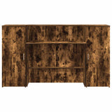 Reception Desk Smoked Oak 180x50x103.5 cm Engineered Wood 3324209