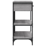 Console Table with Drawers and Shelves Grey Sonoma Engineered Wood 833406