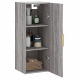 Wall Mounted Cabinet Grey Sonoma 34.5x34x90 cm 828850