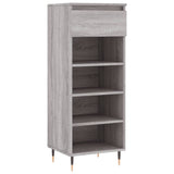 Shoe Cabinet Grey Sonoma 40x36x105 cm Engineered Wood 831458
