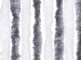 Fly Curtain Grey and White 100x200 cm Chenille 377369