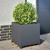 Garden Planter Anthracite 50x50x50 cm Steel 851215