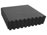 Floor Mats 24 pcs 8.64 EVA Foam Black 92463