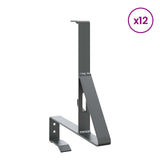Snow Guard Support 12 pcs Anthracite 29.5 x 3 x 34.5 cm Steel 42028448