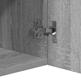 Sideboard with LED Lights Grey Sonoma 80x35x75 cm 815730
