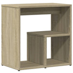 ZNTS Side Tables 2 pcs Sonoma Oak 50x30x50 cm Engineered Wood 840560