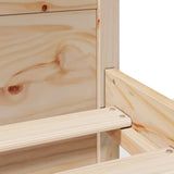 Bed Frame with Headboard without Mattress 140x190 cm 3306013