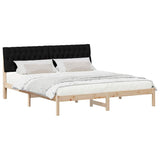 Bed Frame with Upholstered Headboard Brown 180 x 200 cm 3394385