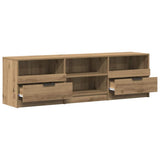 TV Cabinet Artisan Oak 150x33.5x45 cm Engineered Wood 856853