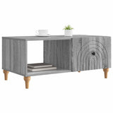 Coffee Table Grey Sonoma 90 x 50 x 40 cm Engineered Wood 894271