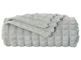 Throw Blankets 6 pcs Grey 150 x 130 cm Fleece 42016953