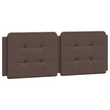 Bed Frame without Mattress "Zadar" Brown 140x200 cm Faux Leather 3208186