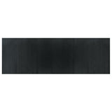 Rug Rectangular Grey 100x300 cm Bamboo 376814