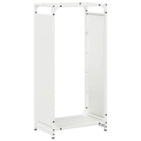Firewood Rack White 44x28x90 cm Cold-rolled steel 864208