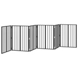Dog Gate 6 pcs Black 60 x 80 cm Galvanised Steel 892016