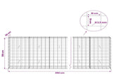 Gabion with 3.5 mm Wire and 10x10 cm Mesh 350x30x100 cm 3463201