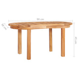 Coffee Table 90x50x45 cm Solid Teak Wood 48027