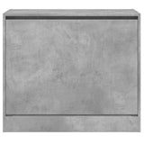 Shoe Cabinet Concrete Grey 80x42x69 cm Engineered Wood 840004